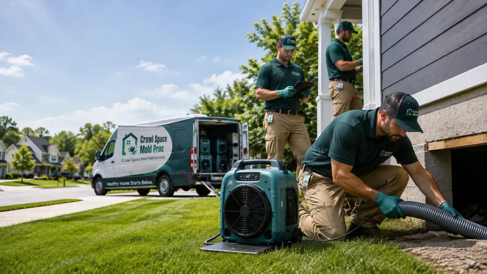 Crawl Space Mold Removal in Elmore, OH